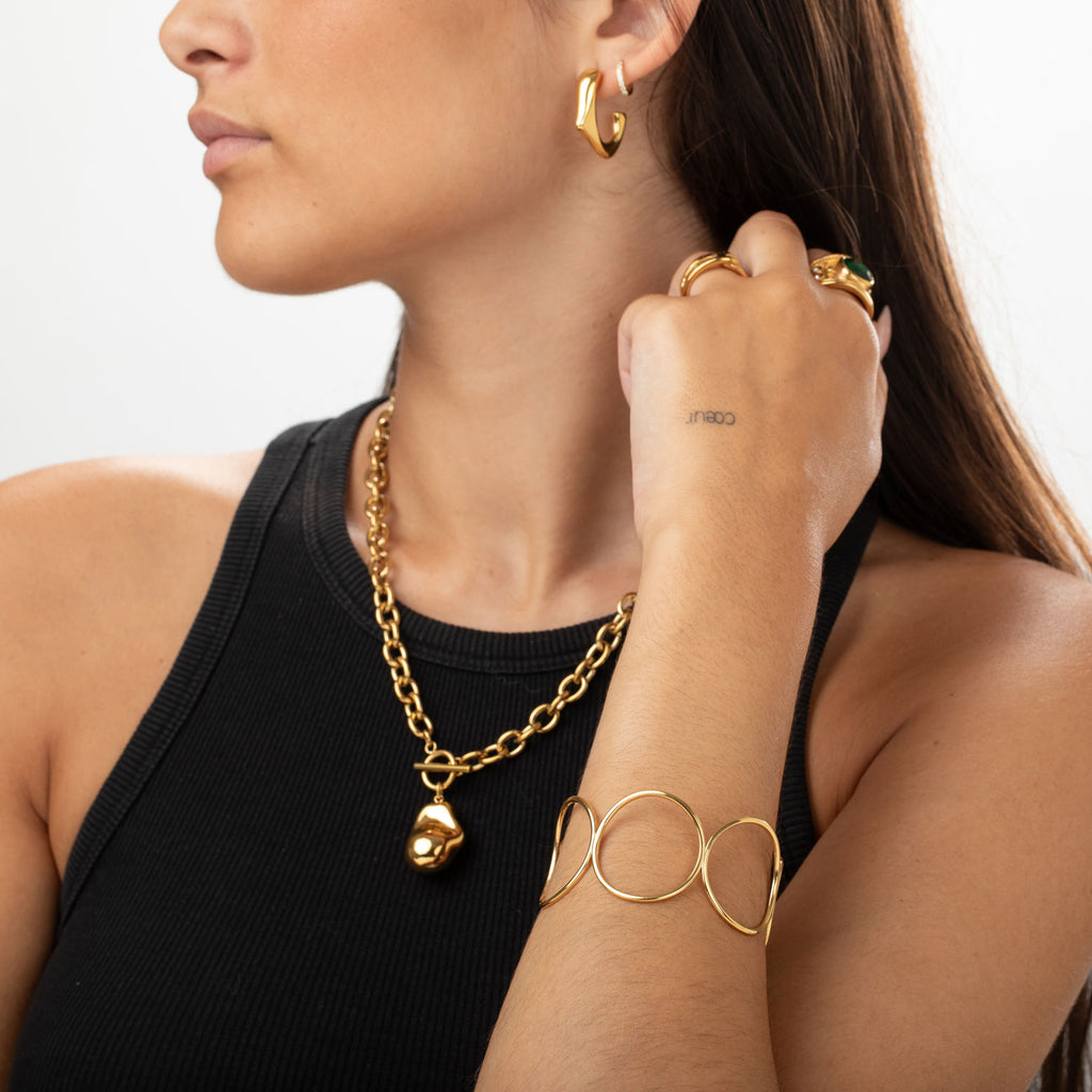 Pulsera círculo acero